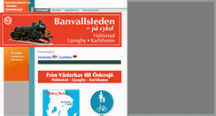 Desktop Screenshot of banvallsleden.se