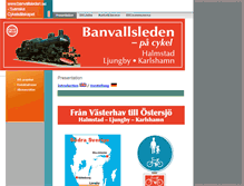 Tablet Screenshot of banvallsleden.se